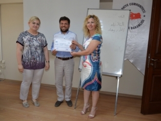 DOĞAKA and Hatay Provincial National Education Directorate Business Union, Basic Arabic Education Certificate Ceremony was organized in the coordination of the Defne Public Education Center Galeri