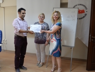 DOĞAKA and Hatay Provincial National Education Directorate Business Union, Basic Arabic Education Certificate Ceremony was organized in the coordination of the Defne Public Education Center Galeri