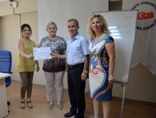 DOĞAKA and Hatay Provincial National Education Directorate Business Union, Basic Arabic Education Certificate Ceremony was organized in the coordination of the Defne Public Education Center Galeri