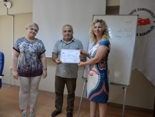 DOĞAKA and Hatay Provincial National Education Directorate Business Union, Basic Arabic Education Certificate Ceremony was organized in the coordination of the Defne Public Education Center Galeri