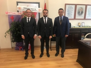 Visit From Doğaka To Mehmet Ali Gizlice Who Has Been Elected As Chairman Of Provincial General Assembly Of Osmaniye Galeri